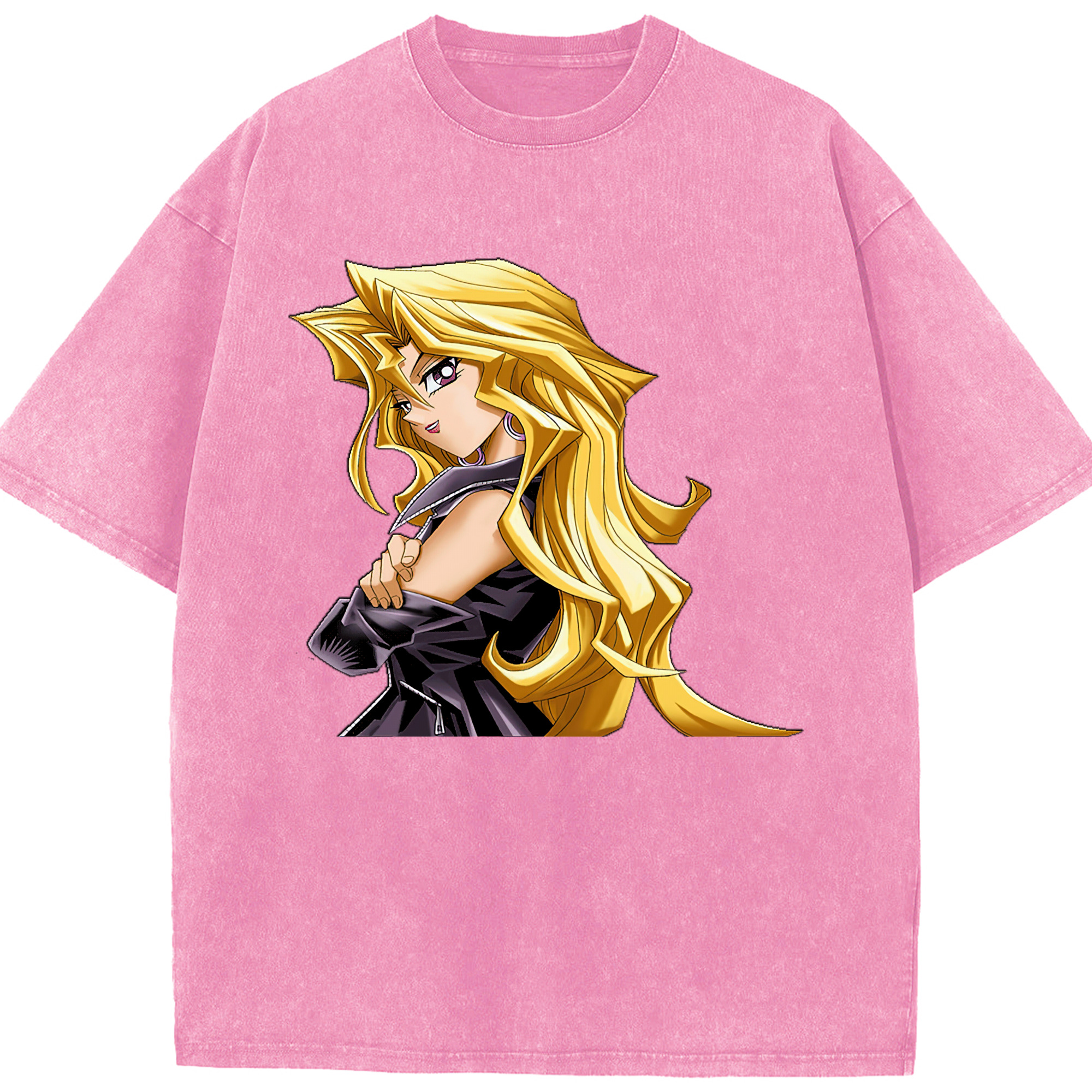 （画像用） 遊☆戯☆王 Yu-Gi-Oh! 綿100% ヴィンテージ風 半袖Tシャツ（フロントプリント）